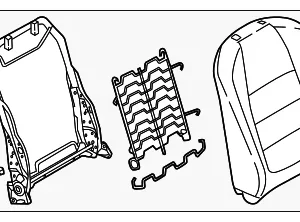 Seat Back Assembly - Mazda (BANH-88-130A-02)
