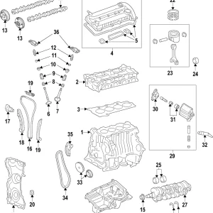 Valve Keeper - Mazda (LF02-12-114)