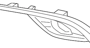 Outer Grille - Mazda (G46L-50-C11A)
