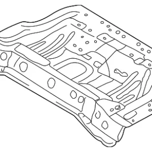 Center Floor Pan - Mazda (GEY2-53-70XA)