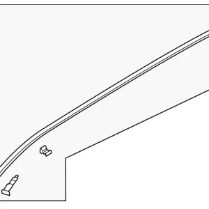 Roof Molding - Mazda (KB7W-50-9H0B)