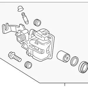 Caliper Assembly - Mazda (NAYF-26-98ZB)