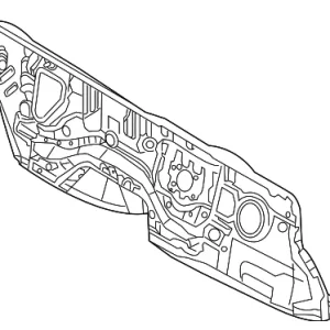 Lower Dash Panel - Mazda (KB8A-53-400A)