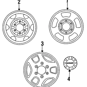 Hub Cap - Mazda (S232-37-190C)