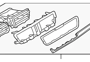 Trim Molding - Mazda (BHN1-55-150A-02)