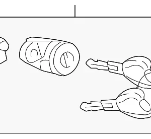 Lock Cylinder - Mazda (TDY6-76-220)