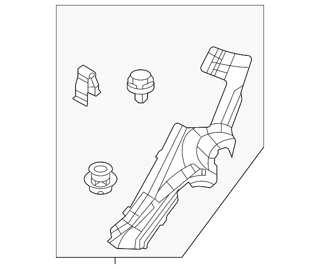 Lower Pillar Trim - Mazda (VA40-68-760B-02)