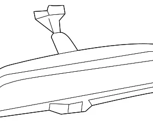 Mirror Inside - Mazda (KB7W-69-220)