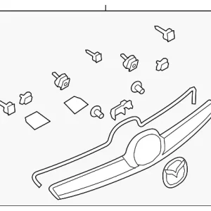 Finish Molding - Mazda (GS3L-50-810E-09)