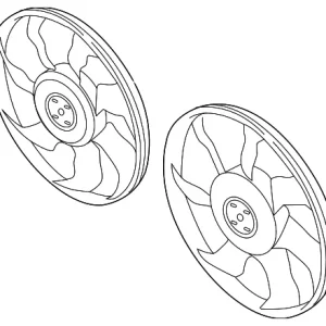 Fan Blade - Mazda (PEAR-15-140)
