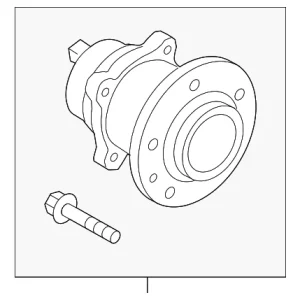 Hub Assembly - Mazda (NE51-33-04XA)