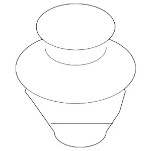 High Mount Lamp Clip - Mazda (B252-51-PJ5A)