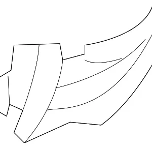 Rear Gutter - Mazda (F151-70-441A)