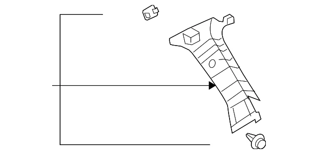 Lock Pillar Trim - Mazda (TD11-68-250D-76)