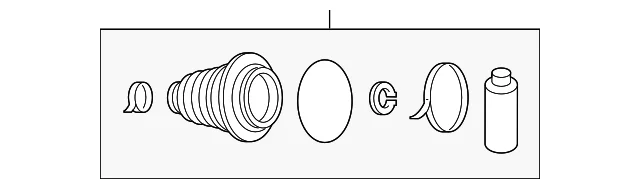 Inner Boot - Mazda (RTA4-22-540)