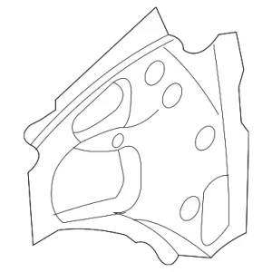 Pillar Reinforced - Mazda (EH44-70-651)