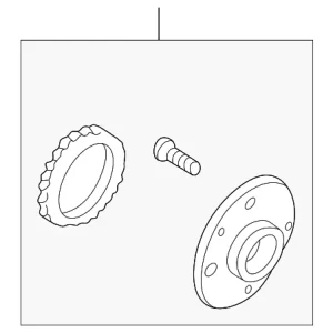 Hub & Bearing Assembly - Mazda (B455-26-15XB)