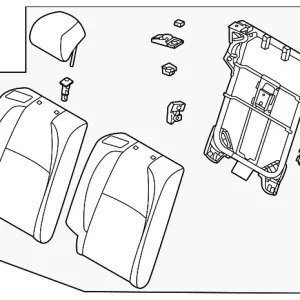 Seat Back Assembly - Mazda (DGJ6-57-400-27)