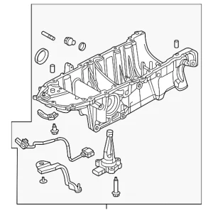 Oil Pan - Mazda (H302-10-4A0A)
