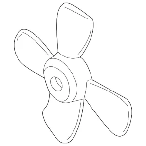 Engine Cooling Fan Blade - Mazda (FP59-15-140A)