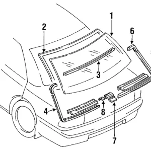 Reveal Molding - Mazda (B455-50-6G0A)