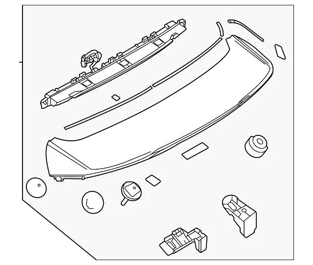 Spoiler Rear - Mazda (VA40-51-960B-51)