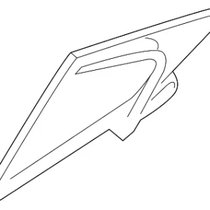 Glass Weather-Strip - Mazda (BDTT-72-651C)