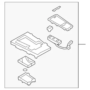 Center Panel - Mazda (BDHW-64-340F)