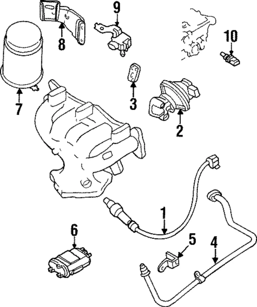 Egr Pipe - Mazda (B6CK-20-310A)