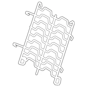 Seat Back Frame Support - Mazda (BDHW-88-184)