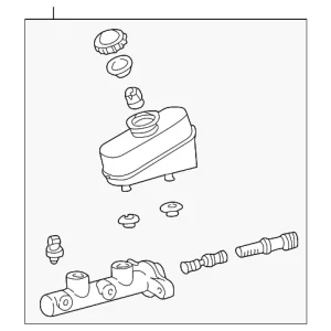 Master Cylinder - Mazda (ZZP1-49-720)