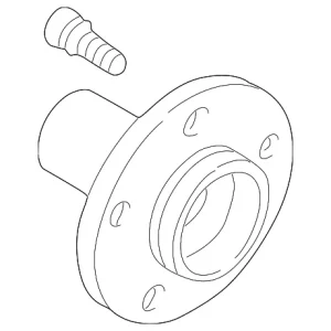 Hub Assembly - Mazda (ZZC0-33-061)