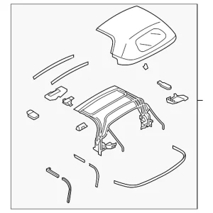 Top Assembly - Mazda (NE61-R1-020W-02)