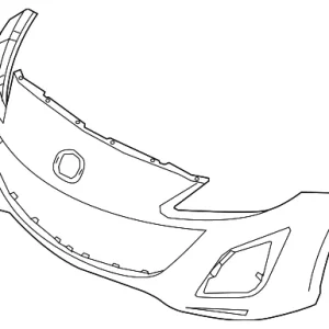 Bumper Cover - Mazda (BBN2-50-031K-BB)