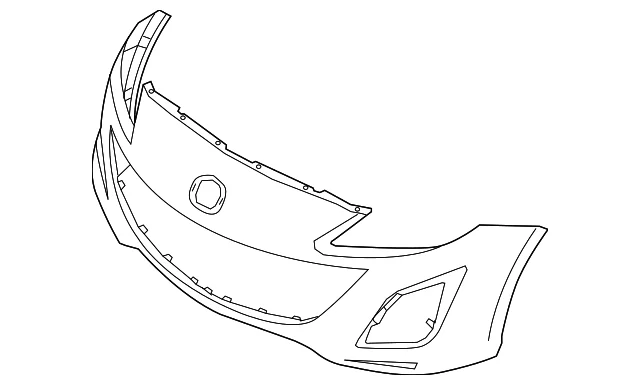 Bumper Cover - Mazda (BBN2-50-031K-BB)