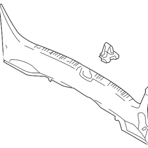 Rear Panel Trim - Mazda (GK2E-68-89XA)