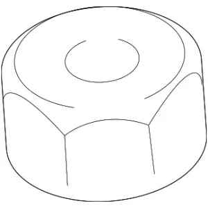 Lower Control Arm Nut - Mazda (9YB0-41-407C)