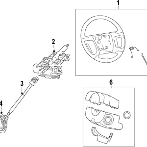Steering Wheel - Mazda (ZZ1C-32-980-03)