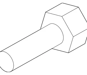 Armrest Bolt - Mazda (LC62-88-062)