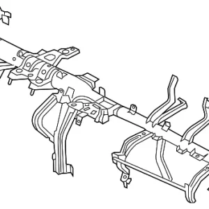 Reinforced Beam - Mazda (KB7W-60-420B)