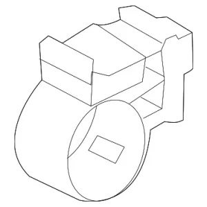 Vacuum Hose Clip - Mazda (DFT3-43-825)