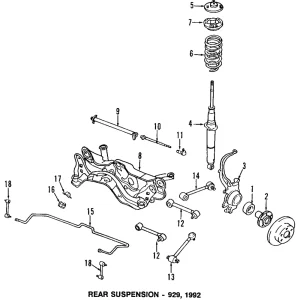 Stabilizer Bar - Mazda (H380-28-151C)