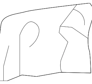 Wheel Opening Molding Bracket - Mazda (KD53-51-U30)