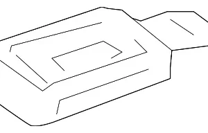 Roof Molding Rear Cap - Mazda (F151-50-9H2D-01)