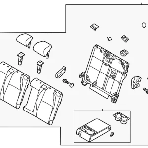 Seat Back Assembly - Mazda (DGJ5-57-450A-02)