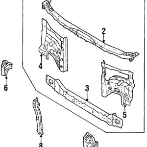 Center Support - Mazda (GJ21-56-220B)