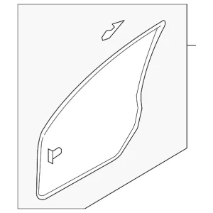 Surround Weather-Strip - Mazda (TD11-58-760C)
