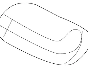 Hood Hole Cover - Mazda (BCKA-56-051)