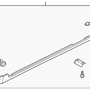 Rocker Molding - Mazda (BR5S-51-P40C-24)