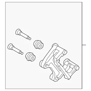 Caliper Mount - Mazda (K011-26-29X)